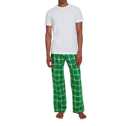 SUPASOFT APPAREL SFPSETM | Men's Short Sleeve Top and Flannel Pants Set