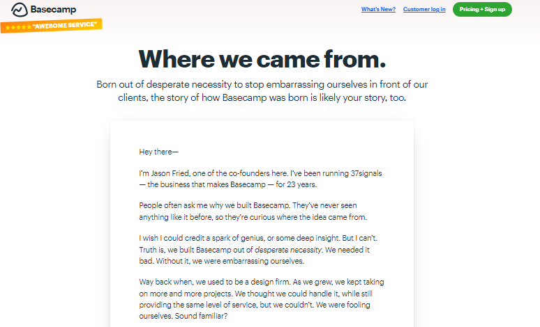 About Us page, How to Write an About Us Page: 10+ Tips &#038; Examples, Blog