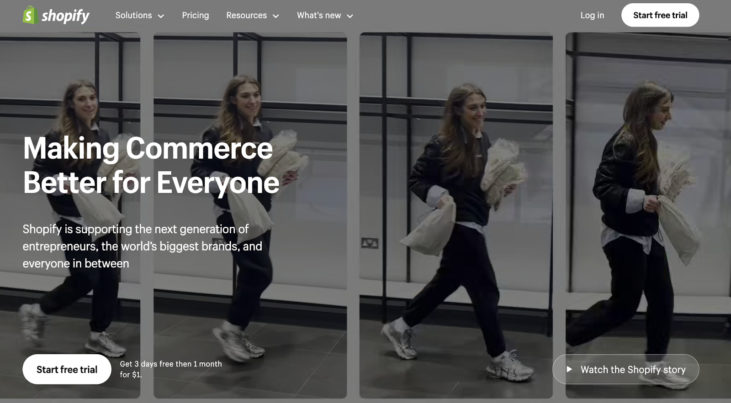 A woman in a dropshipping business, carrying packages.