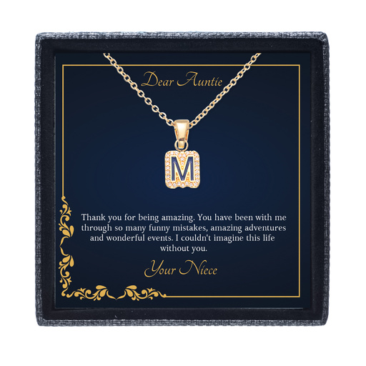 GENERIC BRAND NEC-9354 | I Love Your Name - Initial Letter Necklace