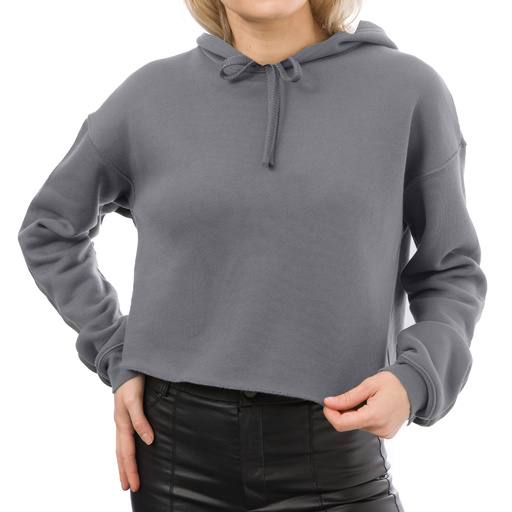 Crop discount fleece pullover