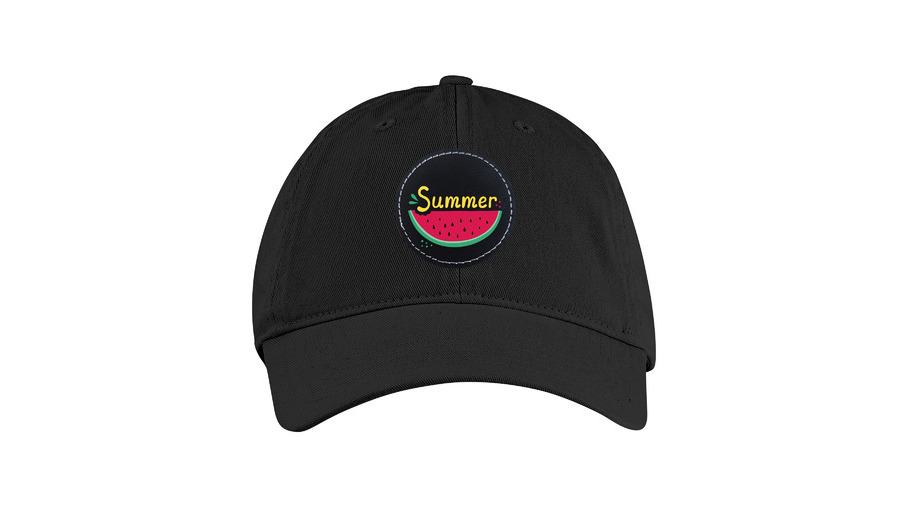 Econscious - Organic Cotton Baseball Hat with Round Leather