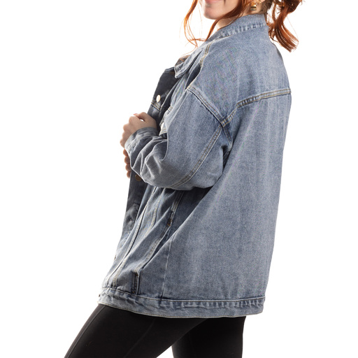 Generic Brand - Women's Boyfriend Denim Jacket - WOMEN-DNM-JCKT