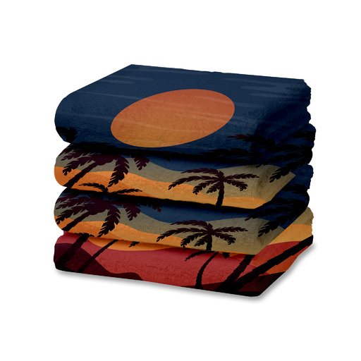 Sublimation Beach Towels,King Size Subli-Plush Velour Beach Towel,  35Wx65L, White, 6 each