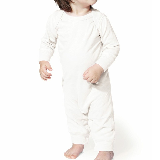 Rabbit Skins - Infant Long Legged Baby Rib Bodysuit - 4412