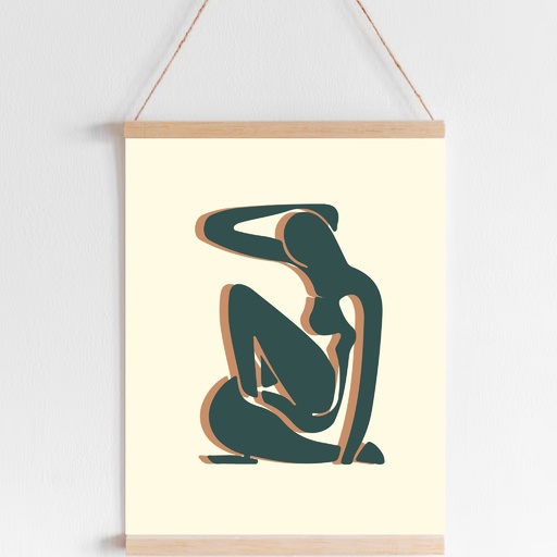 Generic Brand - Hanging Canvas Poster Pine