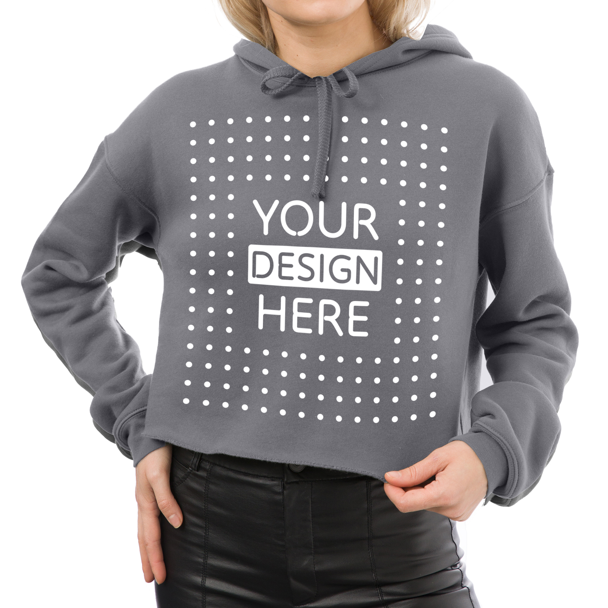 Design Custom Top Crop Hoodies