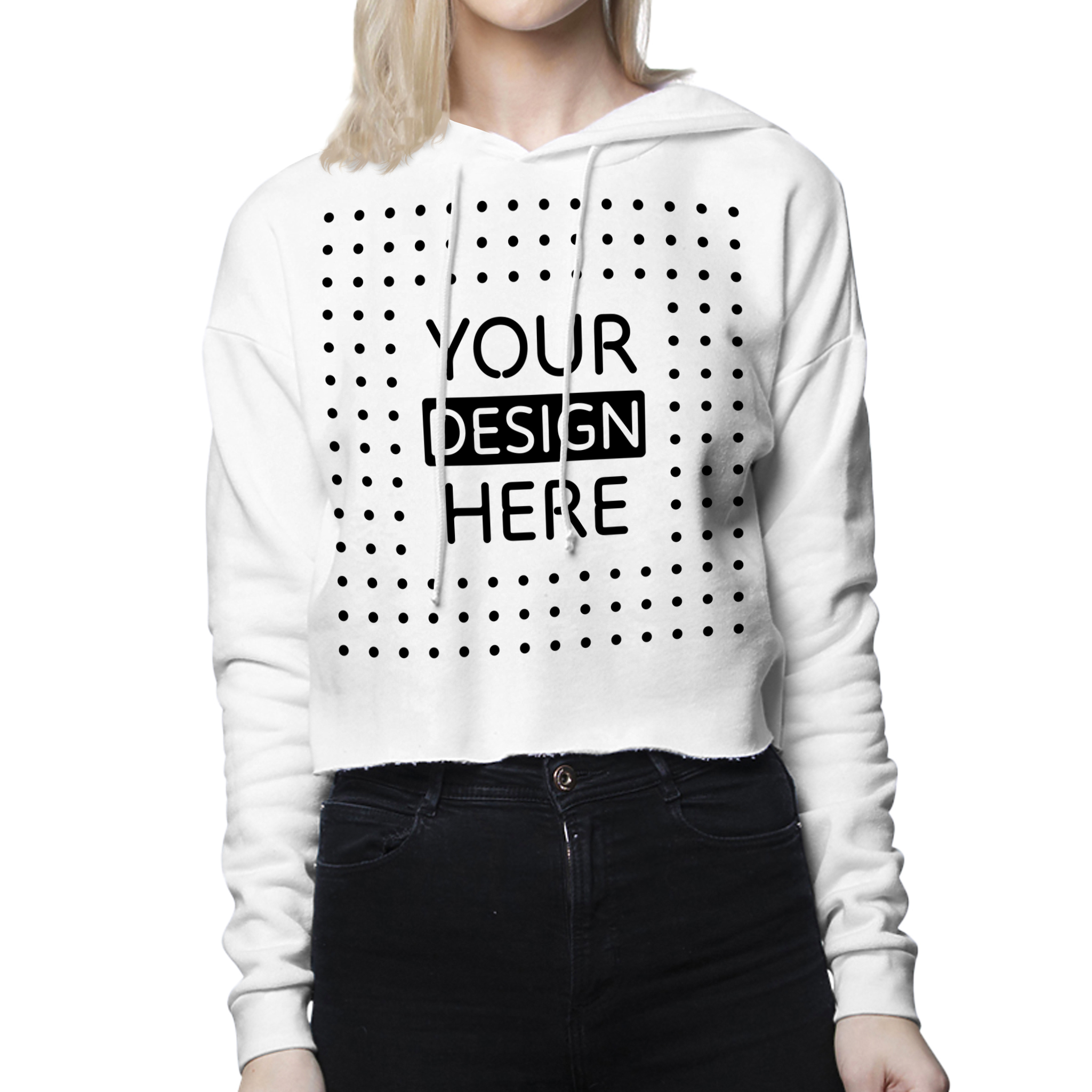 Design your own crop hoodie on sale