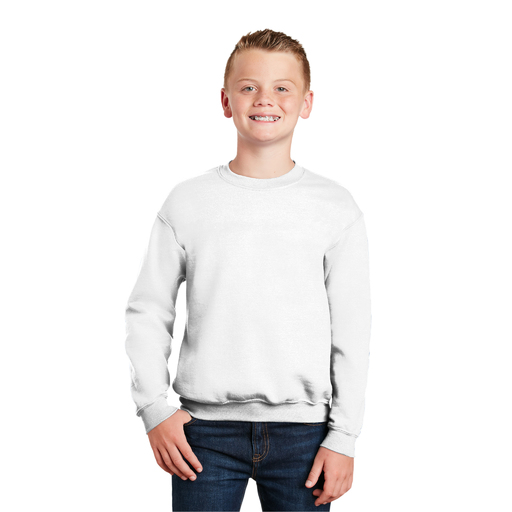 Gildan white crew online neck sweatshirt