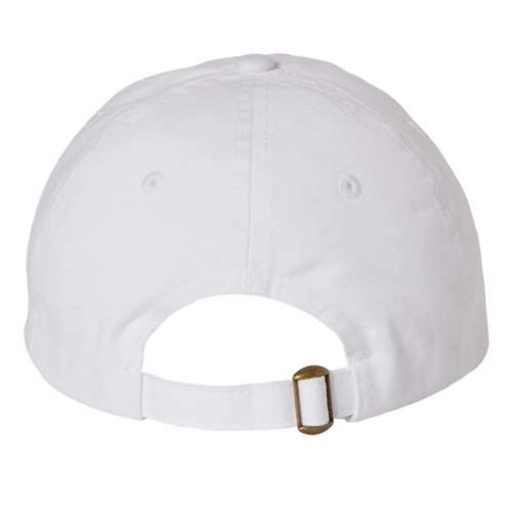 Valucap - Bio-Washed Classic Dad Hat with Oval Leather Patch - VC300A-OVAL