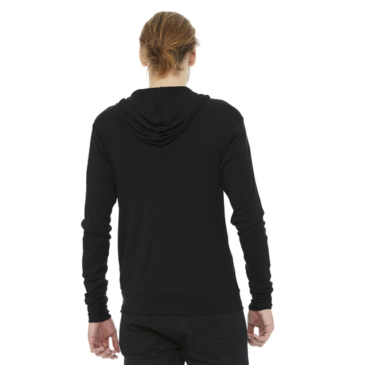 BELLA + CANVAS - Unisex Triblend Lightweight Full-Zip Hooded Long Sleeve Tee - 3939