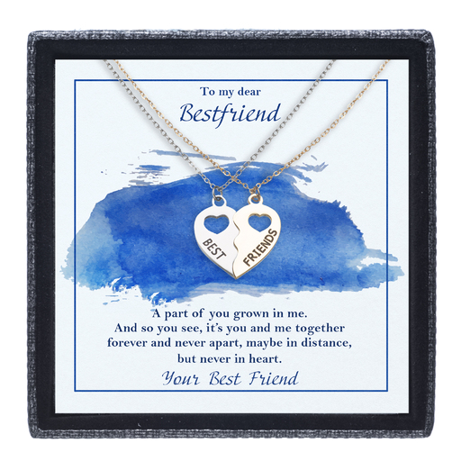 Generic Brand - Best Friends - BFF Half Heart Necklace Set - SET-CPL-8020