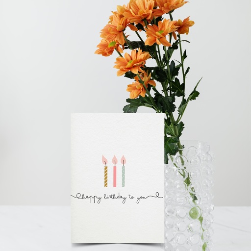 Greeting Cards with Envelope - Vertical Flat (10, 30, 50, and 100pcs)