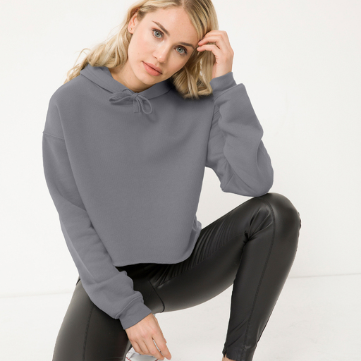 BELLA + CANVAS - Women's Cropped Fleece Hoodie - 7502