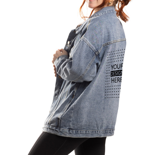 Generic Brand - Women's Boyfriend Denim Jacket - WOMEN-DNM-JCKT