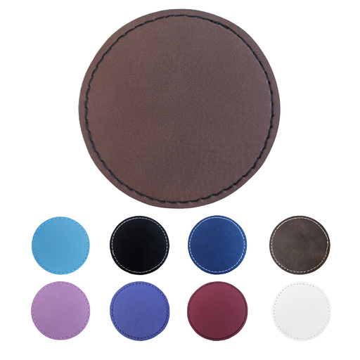 Generic Brand - Round Faux Leather Patch (1, 5, 10, 25, 50, and 100pcs) - PTH-PATCH-ROU