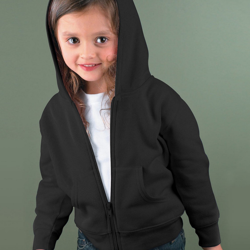 Rabbit Skins - Toddler Full-Zip Fleece Hooded Sweatshirt - 3346