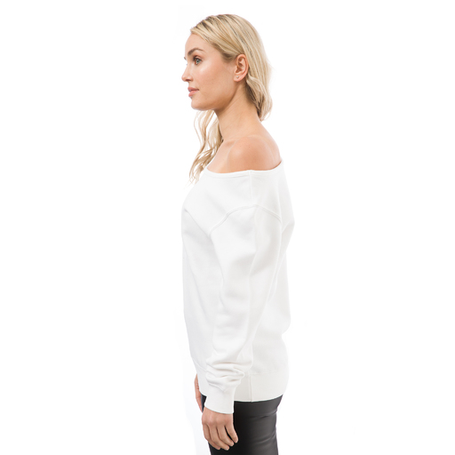 White off hotsell the shoulder sweatshirt